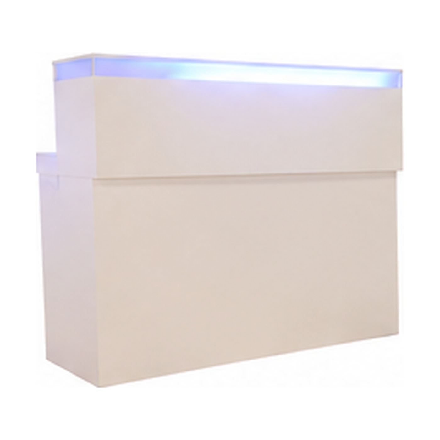 LED Wooden bar counter - Illuminated top, 1.5m, L150 × W85 × H110 cm