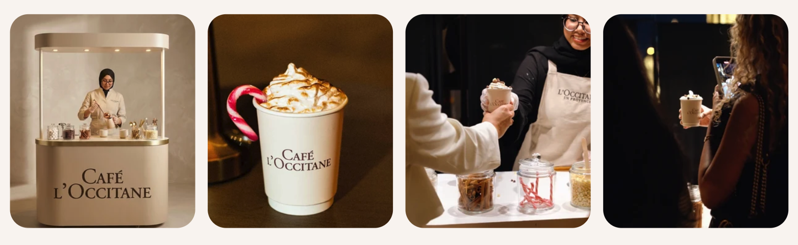 Casa Pons hot chocolate service created for Café L'Occitane