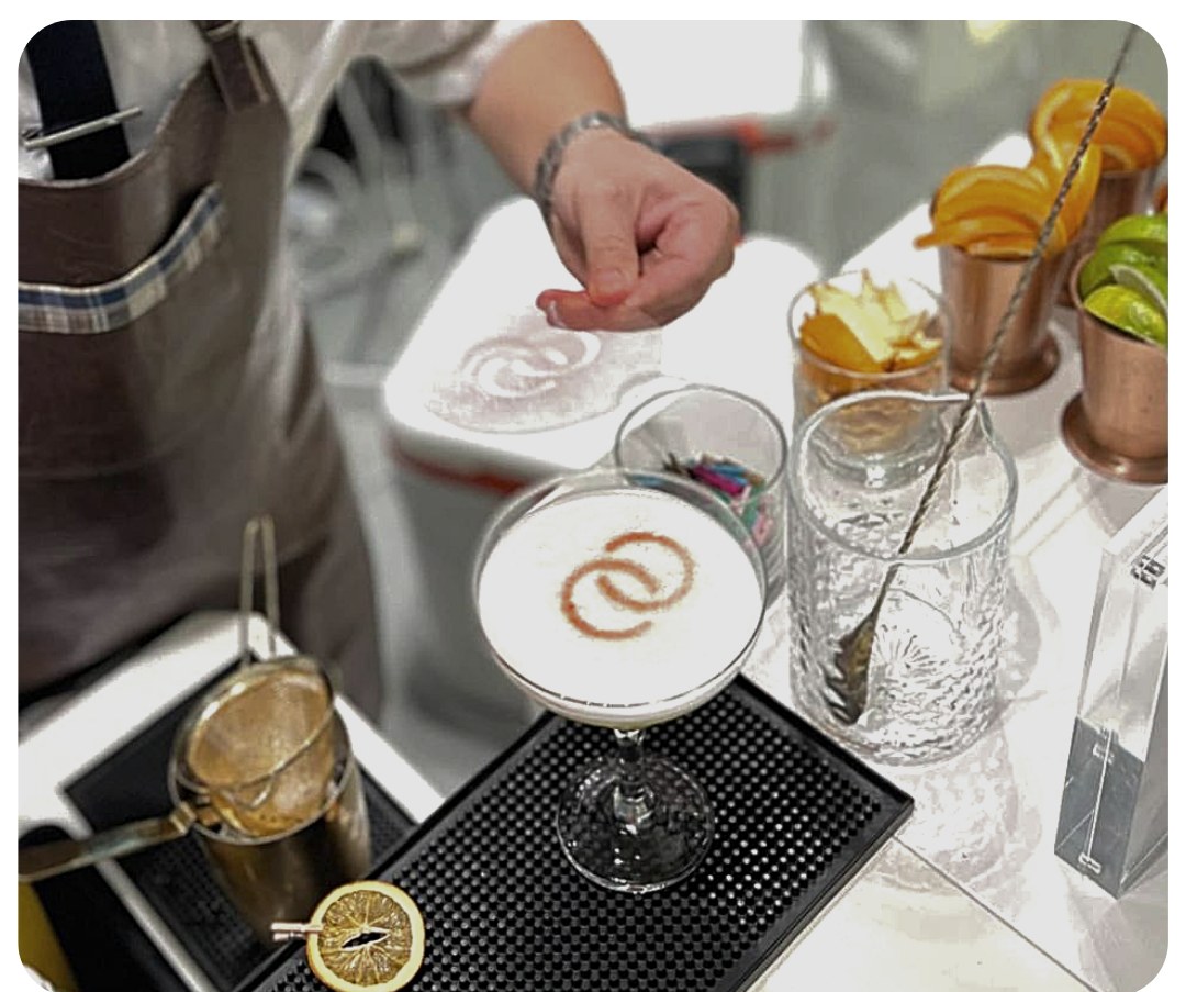 Branded Stencil Garnish