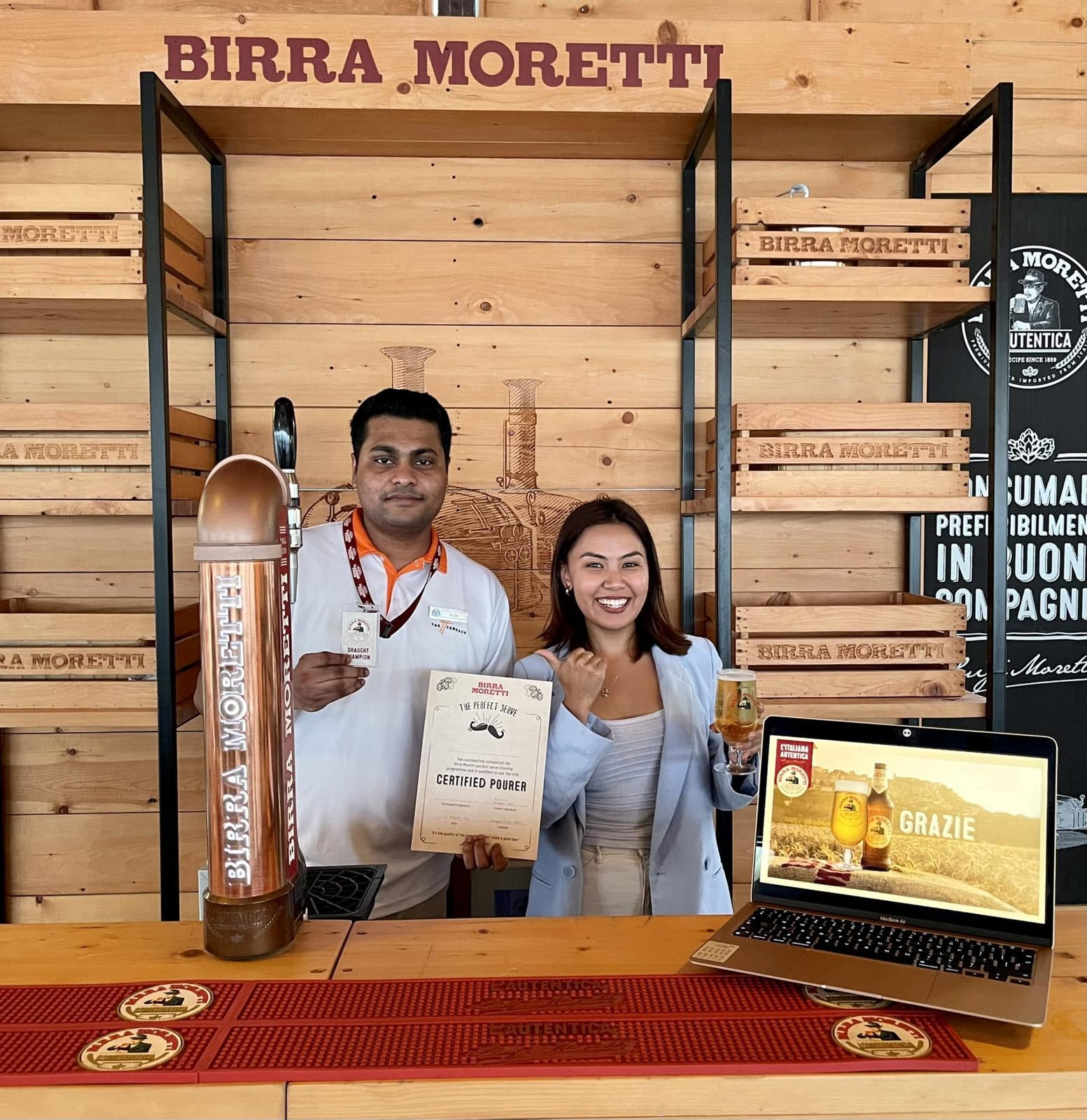 Birra Moretti beverage training by Ounce Dubai