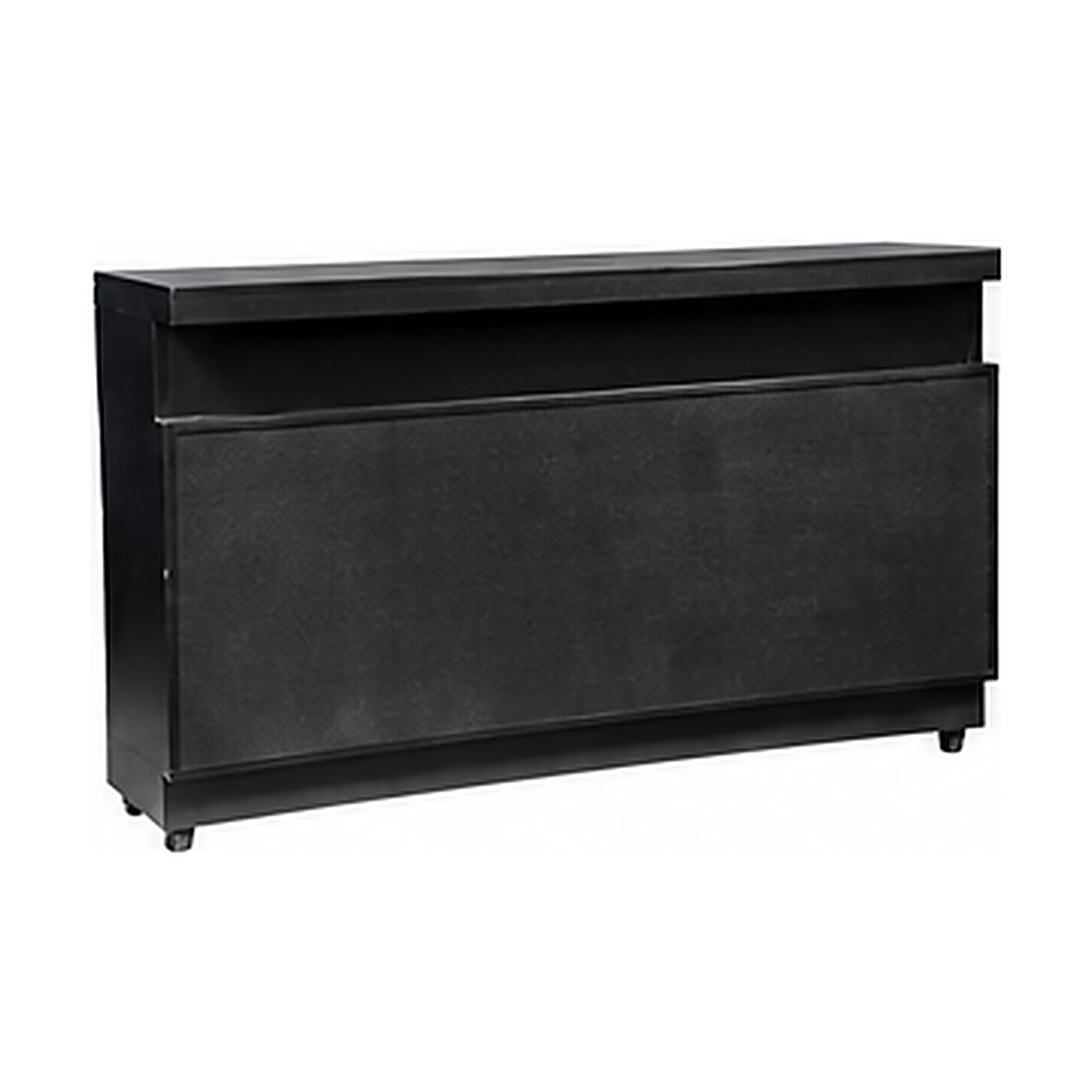 Bova bar counter - Black, low profile, L150 × W60 × H103 cm