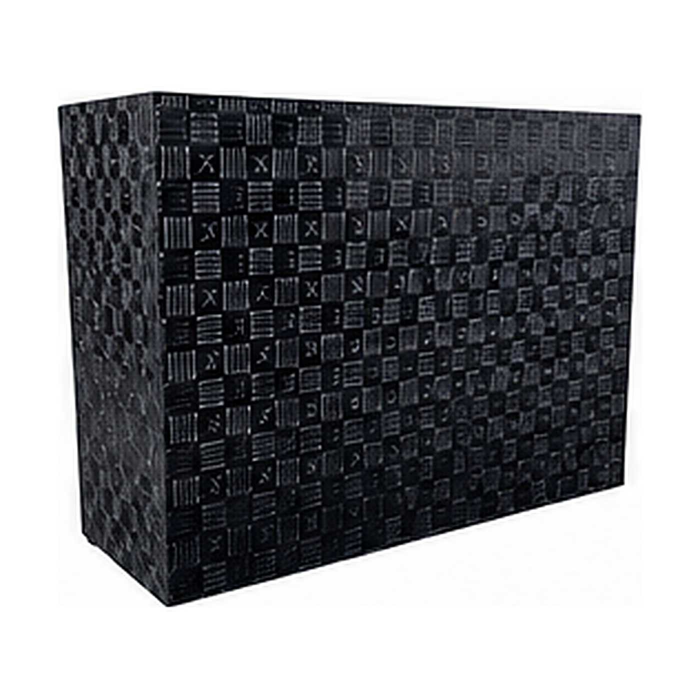 Press Metal bar counter - Black, L180 × W80 × H120 cm