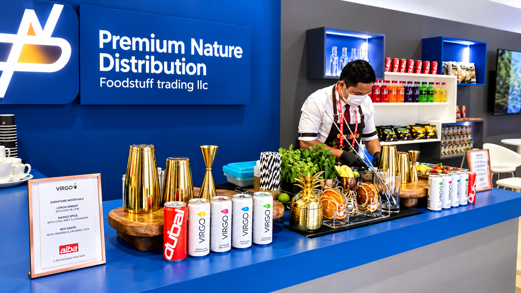 Dubai Energy Drink | Virgo Water beverage training by Ounce Dubai
