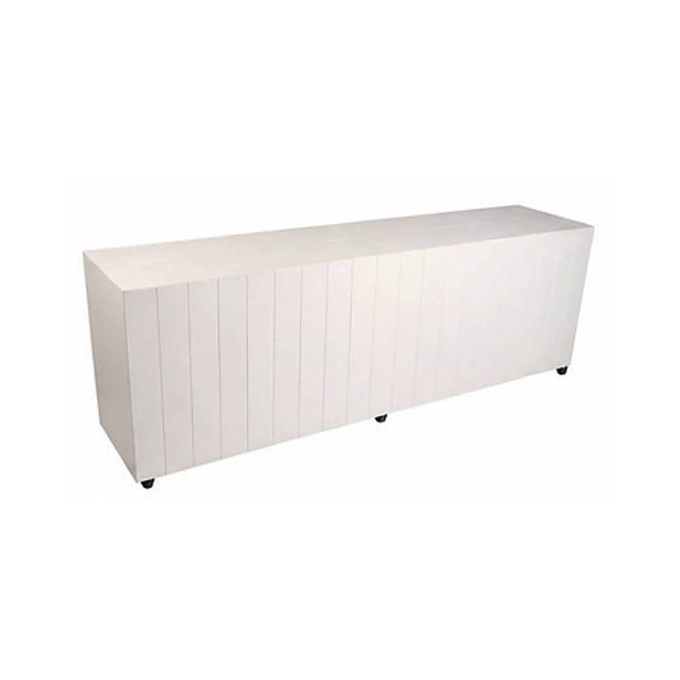 Nova bar counter - Matte white, straight edge, L270 × W60 × H93 cm